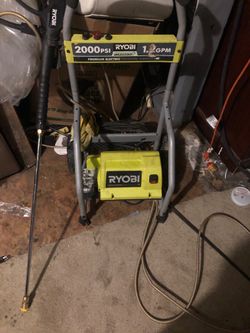 Ryobi 2000 psi pressure washer
