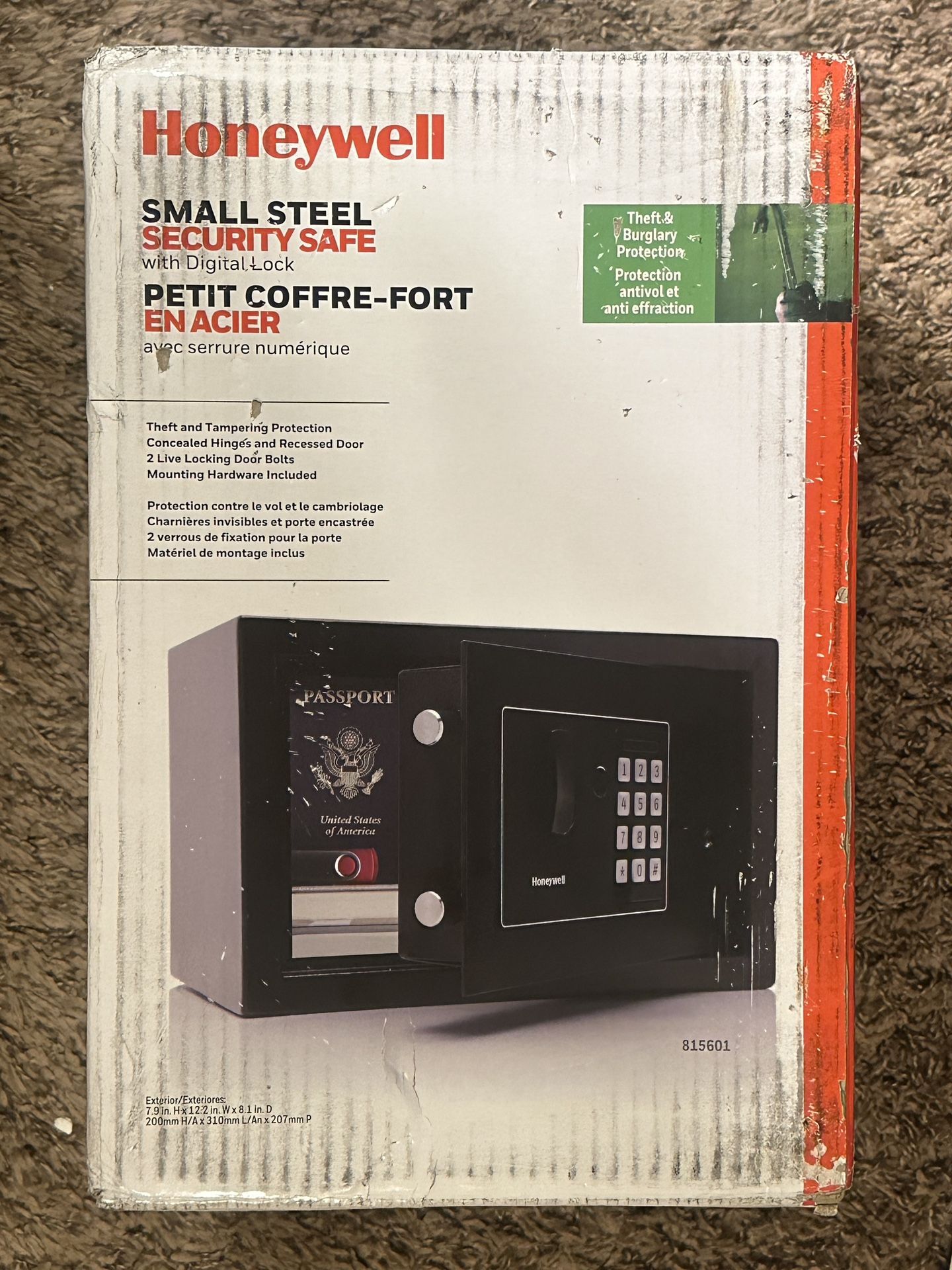 Honeywell Small Steel Security Safe with Digital Lock