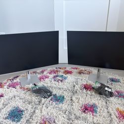 HP 27” IPS LED 100 Hz Monitor with Adjustable Height (HDMI, VGA) Silver  & Black