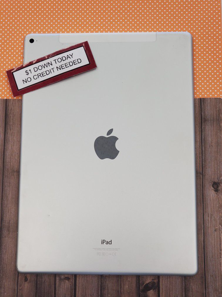 Apple IPad Pro 12.9 1st Gen Tablet Pay $1 DOWN AVAILABLE - NO CREDIT NEEDED