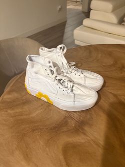 Vans SK8-Hi White High-Top Sneakers