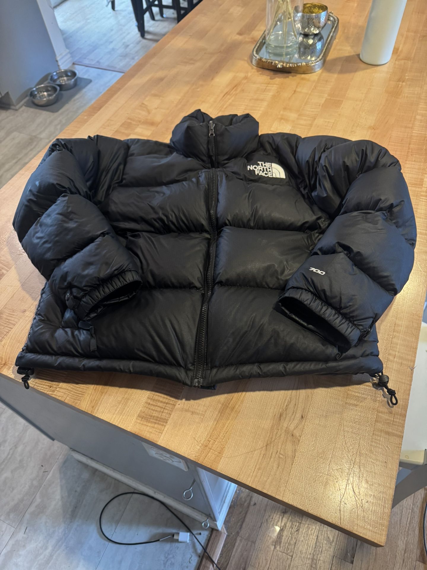 Large North Face puffer jacket