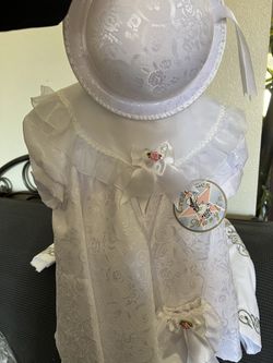 Vestido Niña De Bautizo