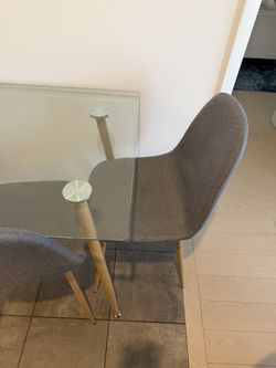 Glass Dining Table From Wayfair (bought For $375) - Barely Used