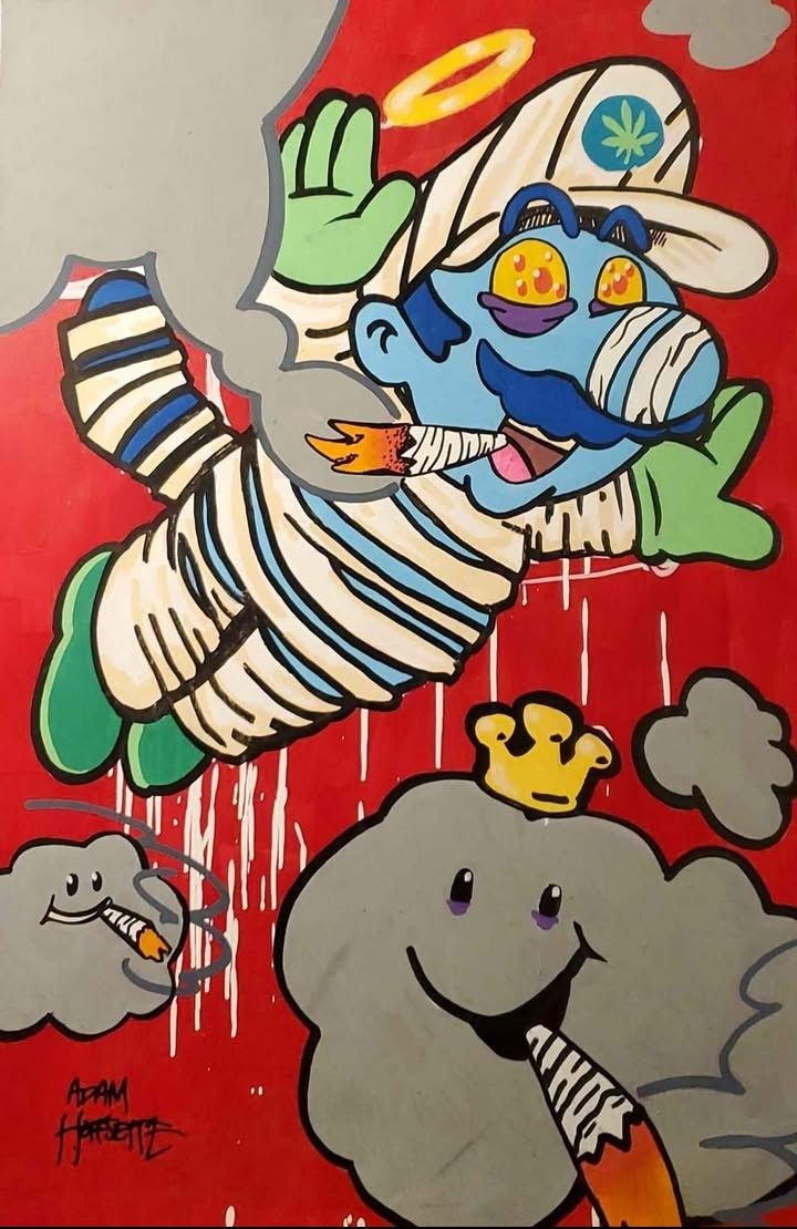 CUSTOM MARIO PAINTING