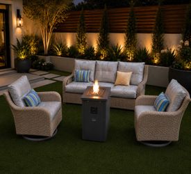 High Quality Patio Furniture Set with Fire pit