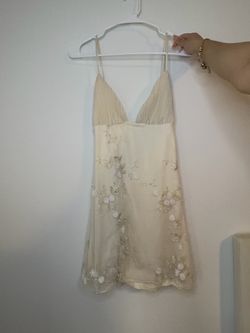 Dress for sale beige and gold