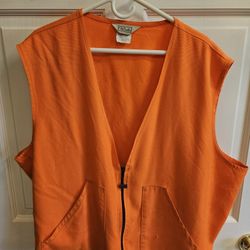 Walls Vintage Bright Orange Hunting Vest