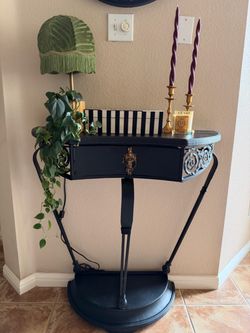 Black Entryway Table