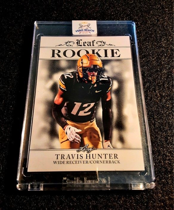 Travis Hunter 2024 Leaf ROOKIE!! JACKSONVILLE JAGUARS NFL