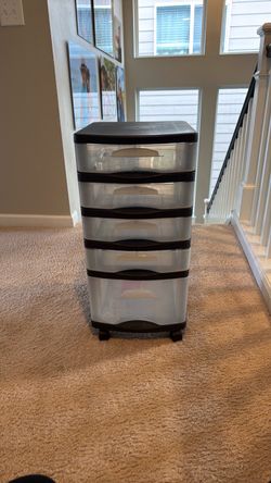 5 drawer cart
