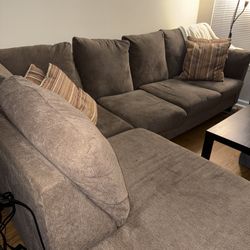 Brown Sectional