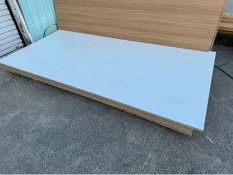 3/4” white melamine sheets