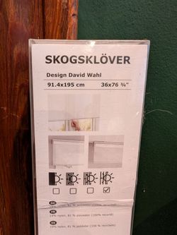 IKEA SKOGSKLOVER roller blind - white