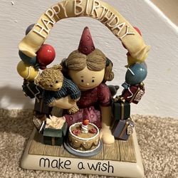 1998 Zingle Berry Make A Wish, Happy Birthday 4.5' Tall Collectible Figurine