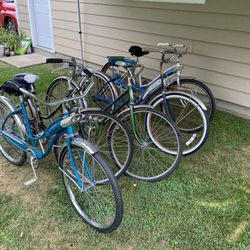 Old Style Bicycles 
