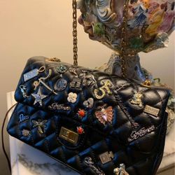 Black leather, shoulder bag, elegant, and beautiful