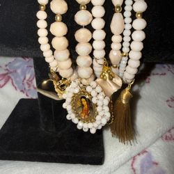 Virgin Mary Set Of Bracelets 