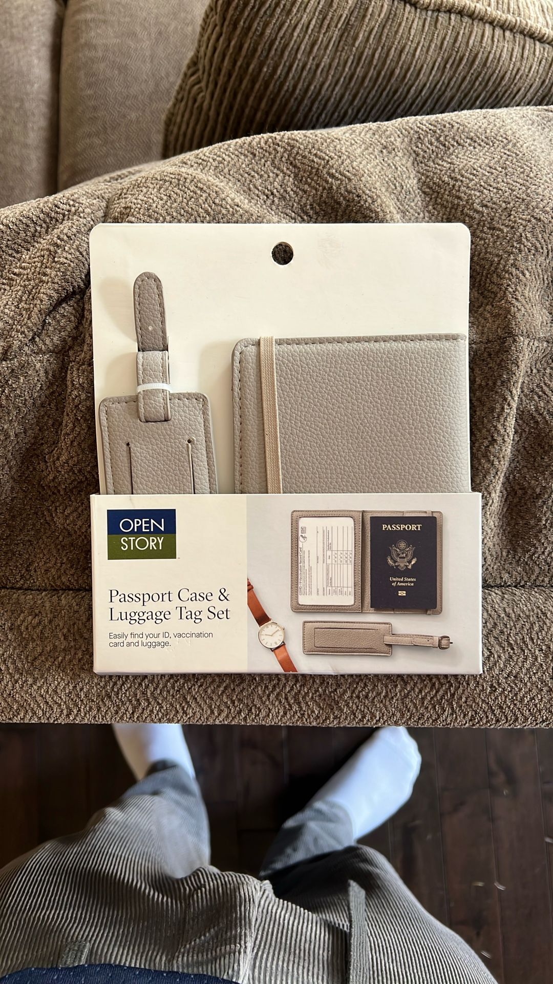 Passport Case And Luggage Tag Set