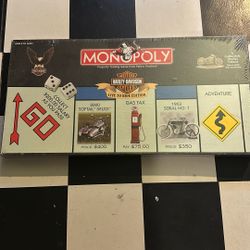 New Sealed Harley Davidson Monopoly