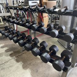 Dumbbell Set With Rack