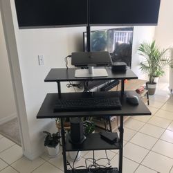 Standing Desk w/ Dual Monitor Stand