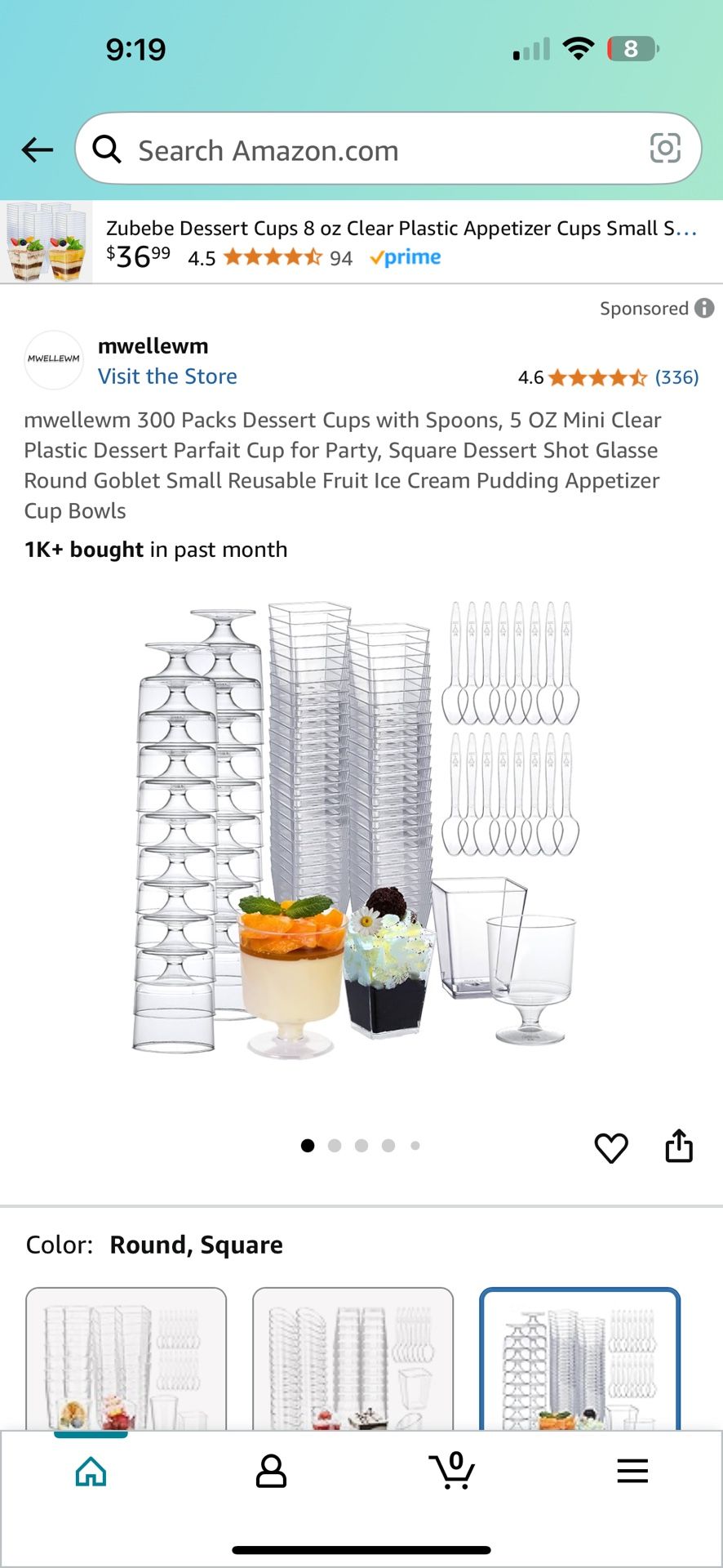 Vasos Y Copas De Postres