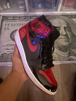 Jordan 1 high patent bred size 11 men
