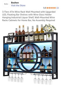 Metal Wine Rack Wall Mount