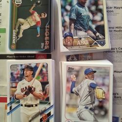 New Baseball Cards , Mostly Topps.