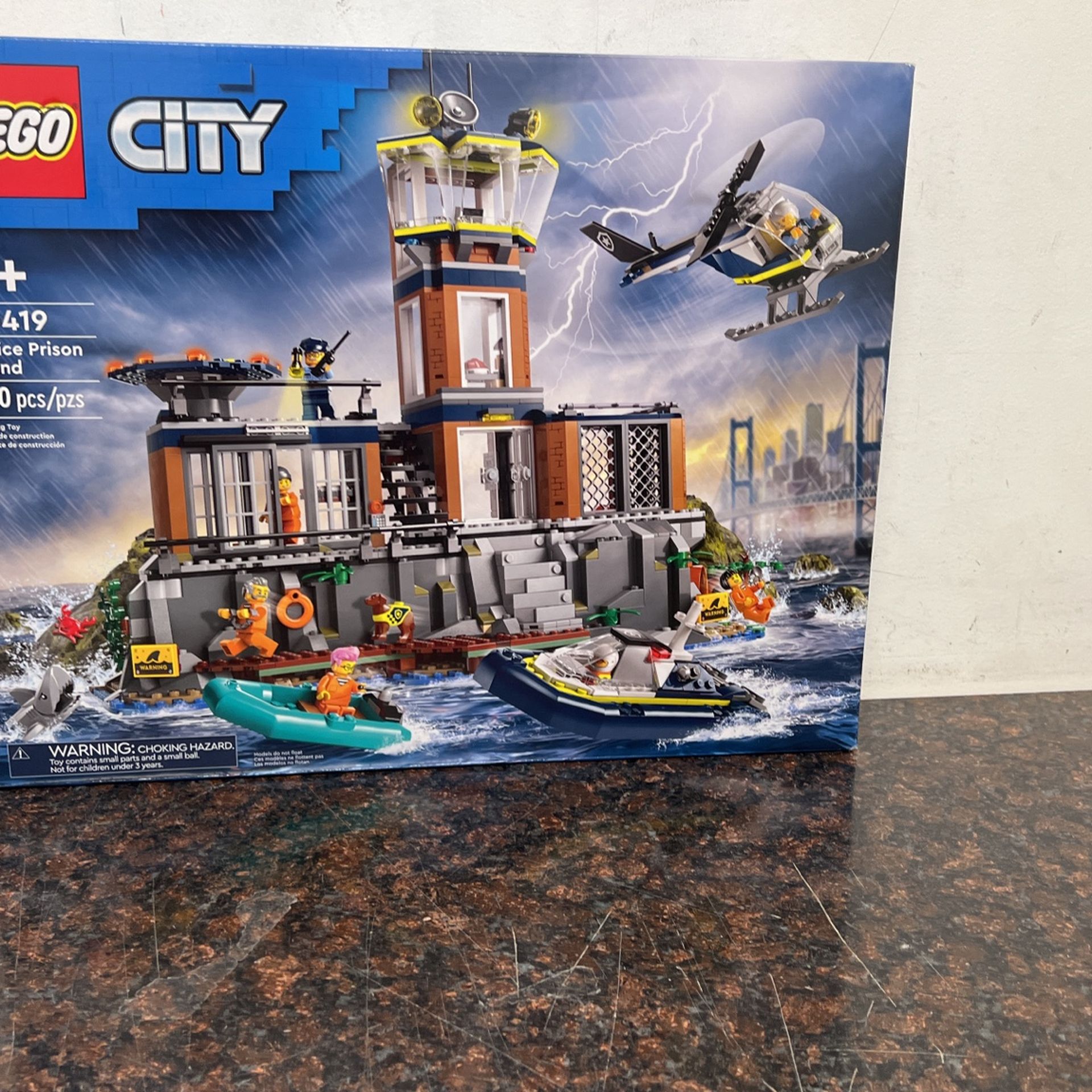 Shop all LEGO LEGO City Police Prison Island Building Toy 60419