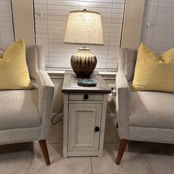 Ashley Bolanburg End Table with USB Charging (pair)$285