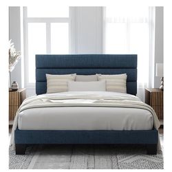 Brand new queen size bed frame with a brand new memory foam mattress included $400 - same day delivery available - Hablo espanol