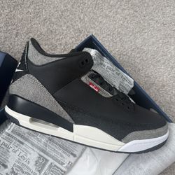 Jordan 3 Levi’s Black