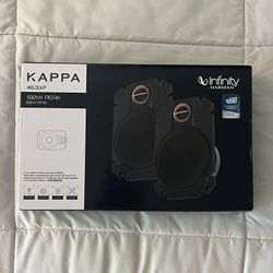 Infinity Kappa 463XF 4x6” Speakers – Brand New
