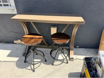Table and chairs
