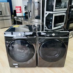 Samsung 4.5 Cu.ft. Front Loading Washer And 7.5 Cu.ft. Electric Dryer Set VAR