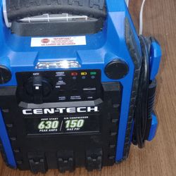 Cen-tech Jump Starter Air Compressor Power bank Usb  12v Dc