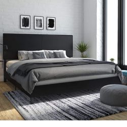 Black King size Bed Frame 
