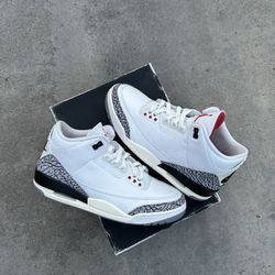 Jordan 3 White Cement Size 10M