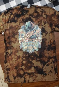 Holloween Tie Dye Freddie Shirt