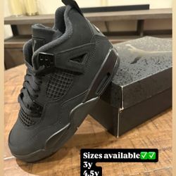 Size 3y Jordan 4 Retro Black Cat (2025) (PS)