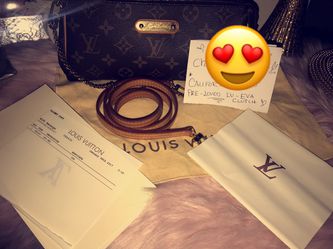 Louis Vuitton, Bags, Sold Louis Vuitton Eva Clutchstrap