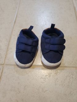 Navy Blue Soft Sole Size 3 Infant Shoe