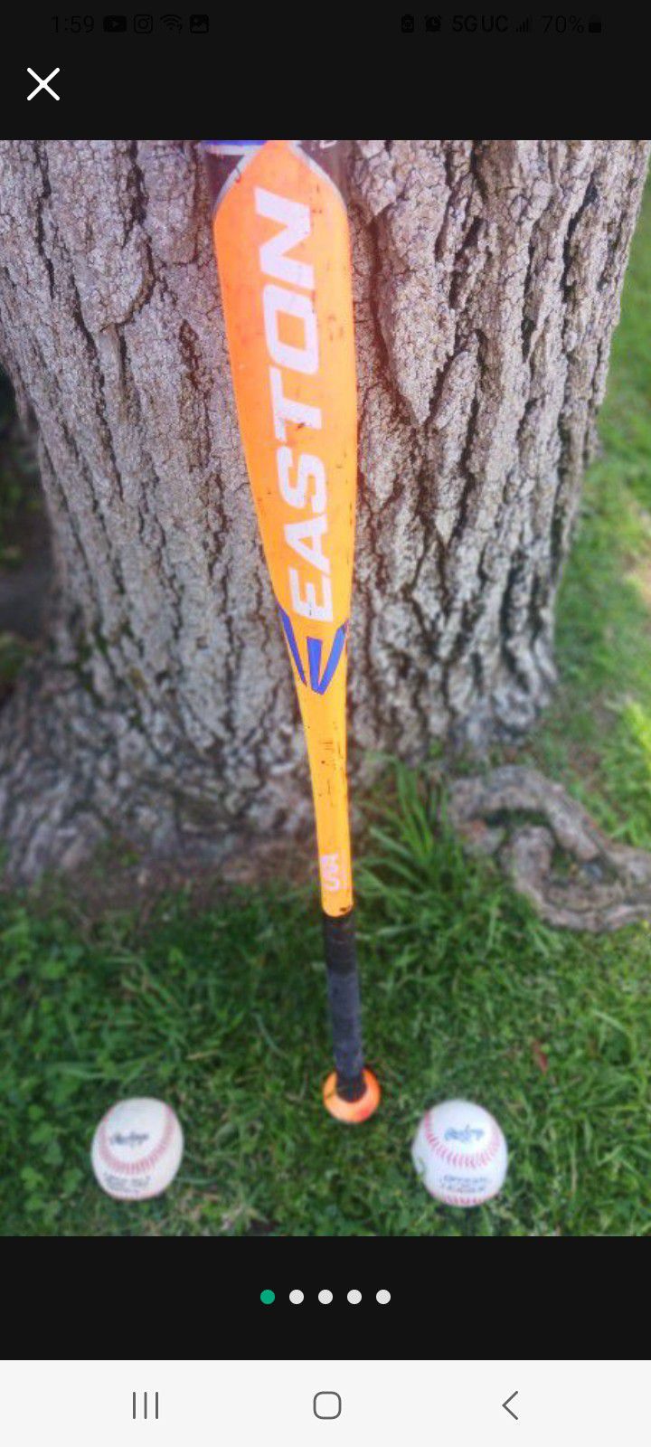 Easton 29inch Baseball Bat.  Located In GLENDORA.  THIS ITEM IS STILL AVAILABLE.  WILL BE REMOVED ONCE SOLD 