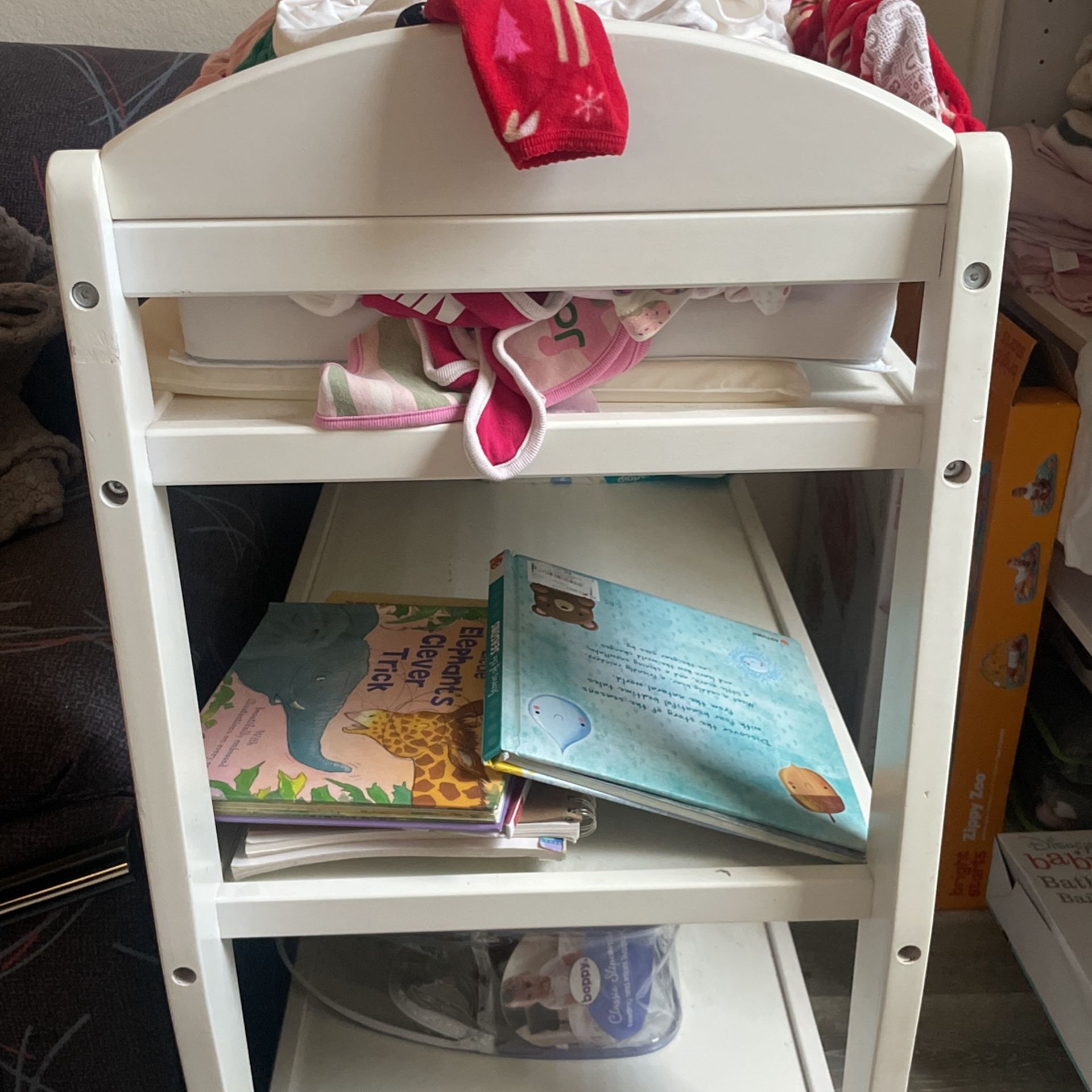 Baby Changing Table And Station With Pad