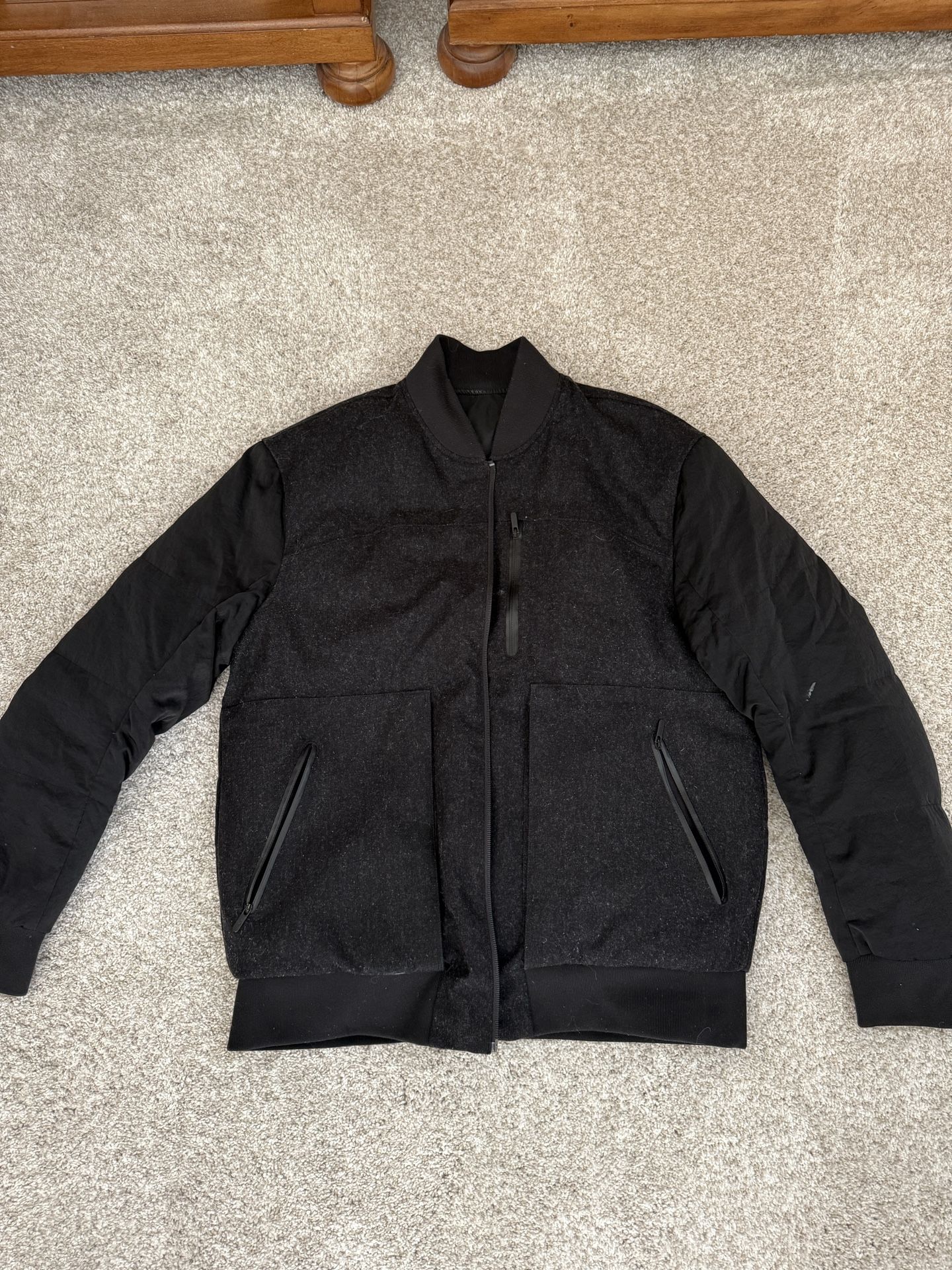 lululemon Reversible bomber down jacket, Size 10