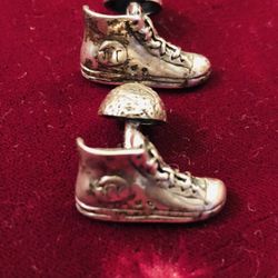 Raes Antique Solid Heavy Sterling Silver Cufflinks With Hall Mark