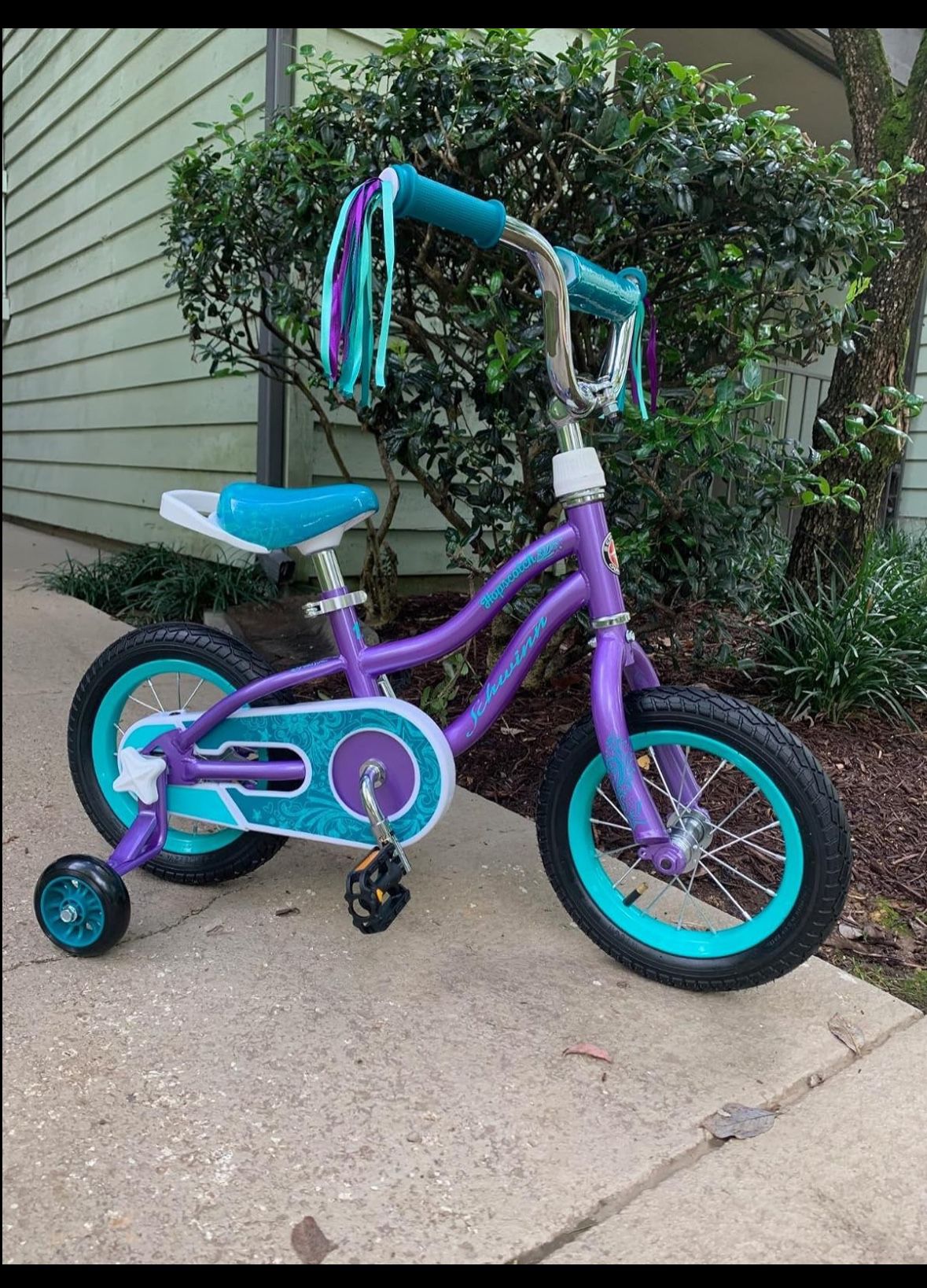 Schwinn Hopscotch Quick Build Kids' Girls' 12-in. Bike, Purple, Ages 1-4