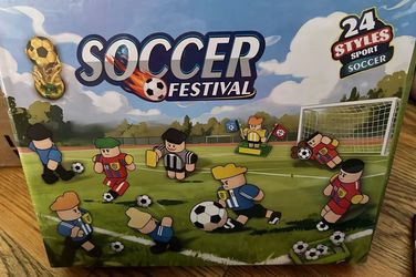 New in box Soccer Building Block Set Soccer Toys
